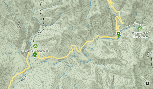 Sequoia Nat Park Map