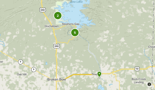 Beavers Bend Map