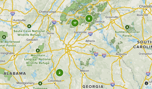 Georgia 2 hour drive hikes | List | AllTrails