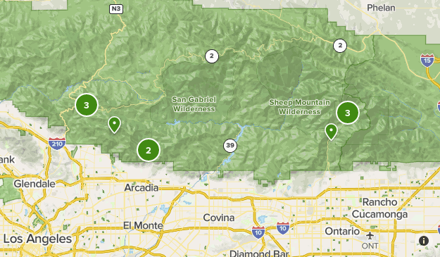 Angeles NF San Gabriel Mountains - Lists 14318175 20210309234855000000000 625x365 1