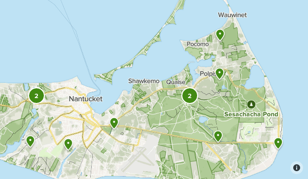 Walking Map Of Nantucket Nantucket Walks | List | Alltrails