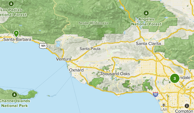 LA Area Map
