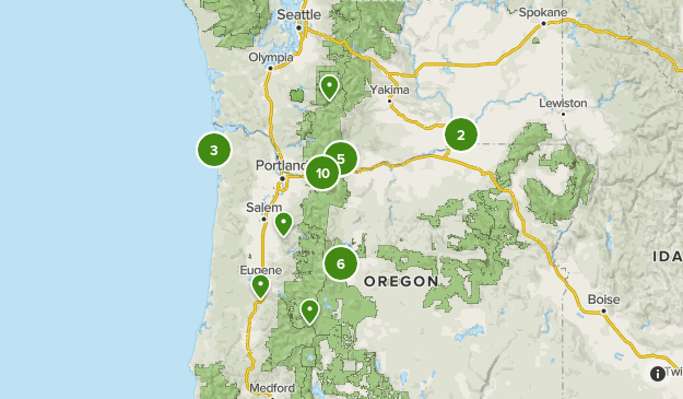 100 hike challenge Map