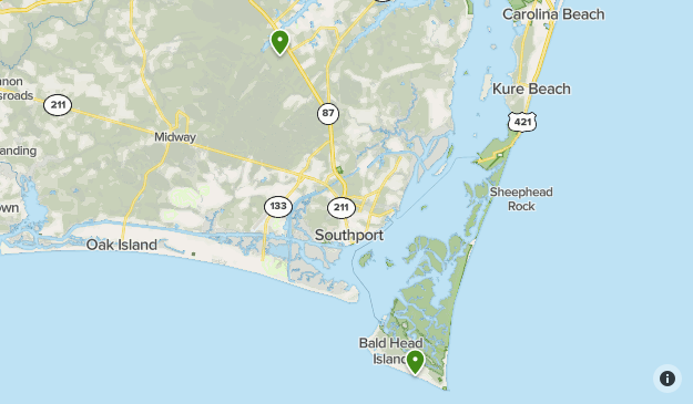 Map Of Bald Head Island Bald Head Island | List | Alltrails