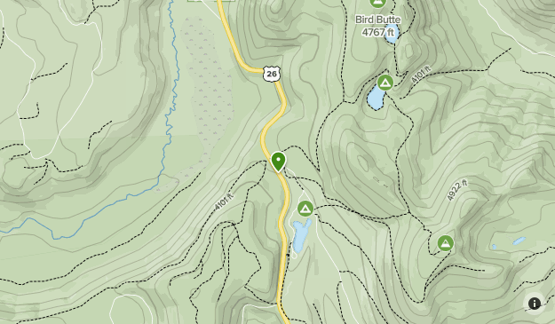 Snow hikes Map