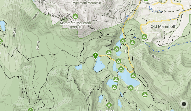 Camping map campground mammoth lake | List | AllTrails