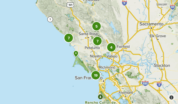 Napa/Sonoma/Marin Map
