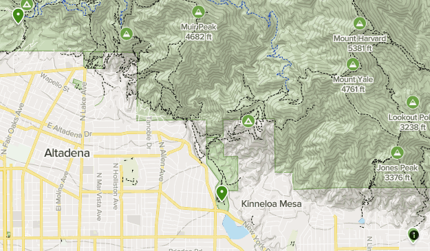 Pasadena local Map