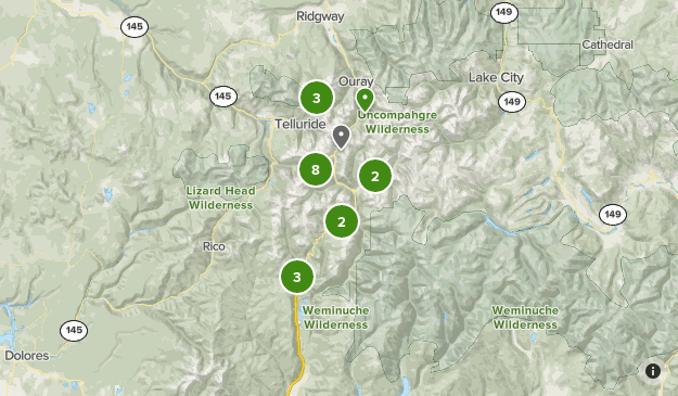 Million Dollar Highway Colorado Map Million Dollar Highway - Ouray, Silverton, Durango | List | Alltrails
