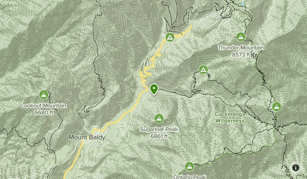 Backpacking trails Map