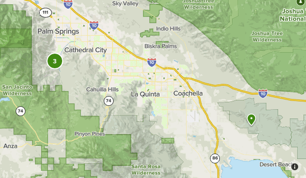 Palm Springs Map