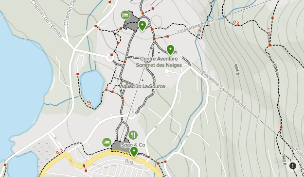 Mont Tremblant Map Of Village Mont Tremblant Village | List | Alltrails