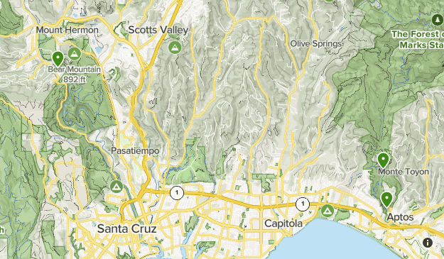 Santa Cruz Map