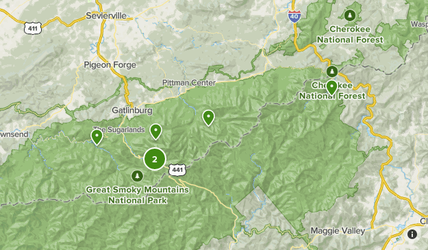 Smokies trip Map