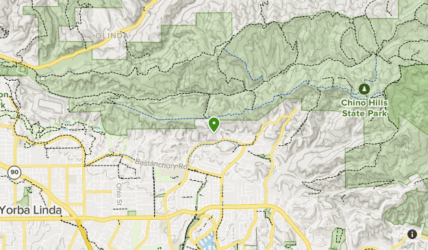 chino hills area Map