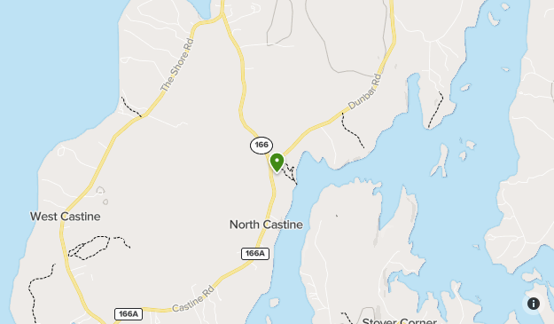 Blue hill peninsula maine map