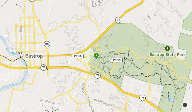 Bastrop State Park Map Bastrop State Park | List | Alltrails