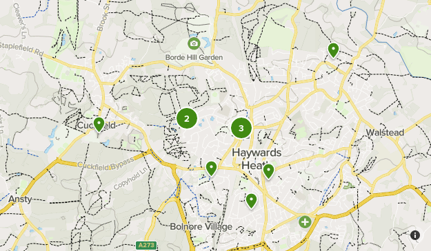 Map Of Haywards Heath Haywards Heath | List | Alltrails