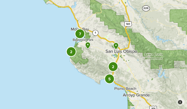 South of Santa Cruz Monterey and SLO List AllTrails