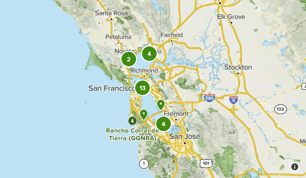 Bayarea training trails Map