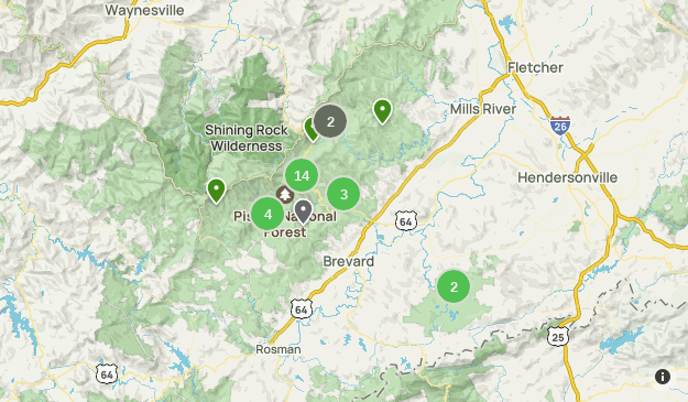 Brevard Pisgah National Forest | List | AllTrails