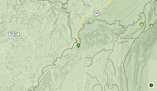 Cheaha long distance Map