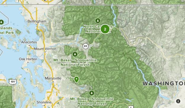North Cascades Map