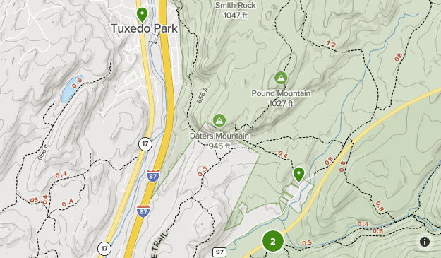 harriman state park trail map