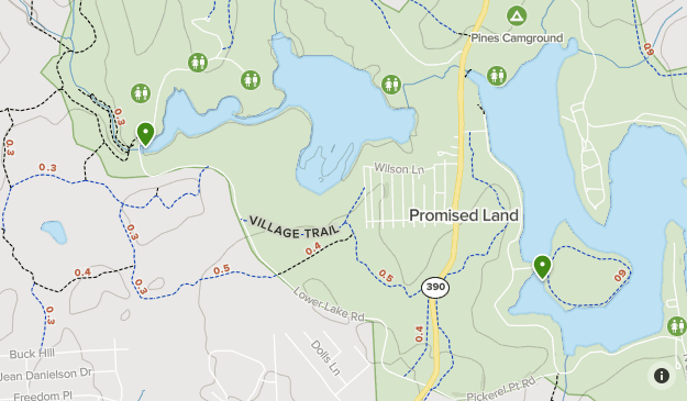 Promised Land State Park Trail Map Promised Land State Park | List | Alltrails