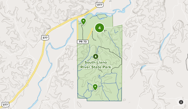 South Llano River State Park Map South Llano River State Park | List | Alltrails