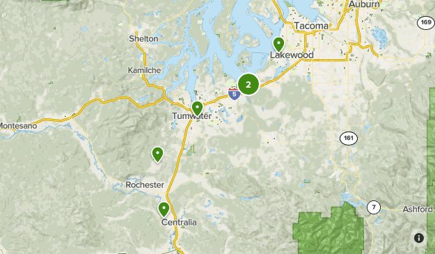 Seattle And Portland Map Between Seattle And Portland | List | Alltrails