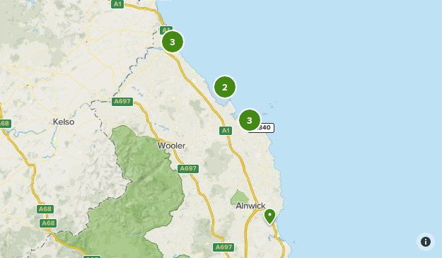 Northumberland Coastal Path Map Northumberland Coast Path | List | Alltrails