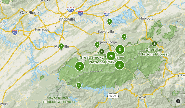 Sevierville, pigeon forge and gatlinburg Tennessee | List | AllTrails