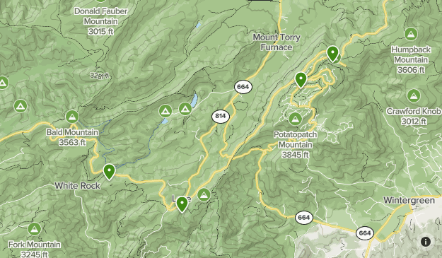 Wintergreen Resort Hiking Trail Map Wintergreen Resort | List | Alltrails