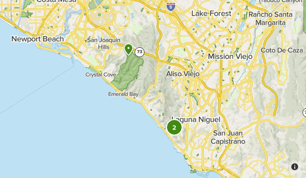 Vicinity Map Of Laguna Laguna Beach And Vicinity | List | Alltrails