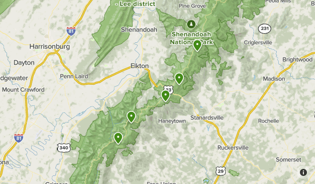 Lewis Mountain Campground Map Lewis Mountain Campground Trails | List | Alltrails