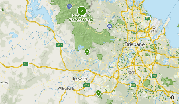 Map Of Brisbane And Surrounds Brisbane And Surrounds | List | Alltrails
