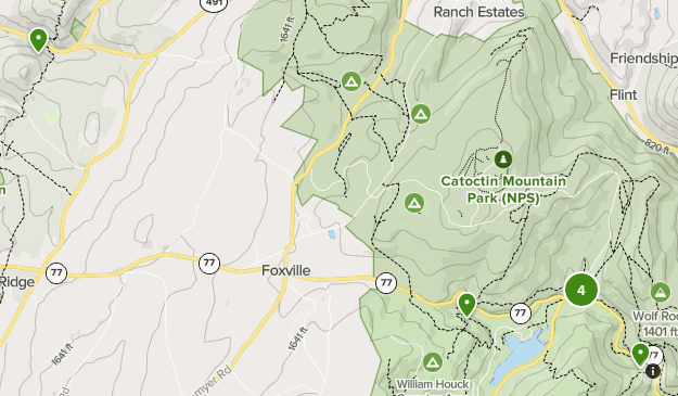Catoctin Mountain Park Map Catoctin Mountain Park | List | Alltrails