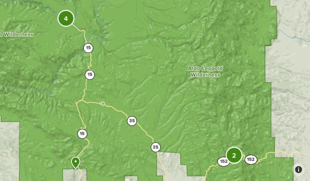 Gila National Forest Map Gila National Forest | List | Alltrails