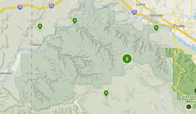 Ruby Horsethief Campsite Map Fruita/Ruby Horsethief Canyon | List | Alltrails