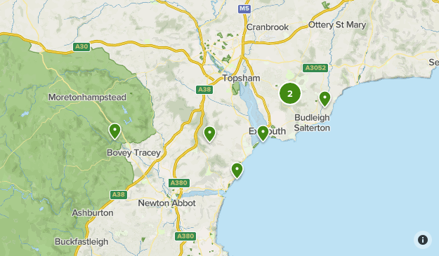 Map Of Dawlish Devon Dawlish | List | Alltrails