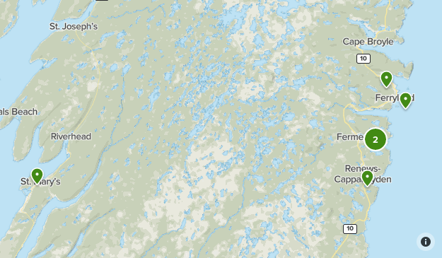 Irish Loop Newfoundland Map Irish Loop | List | Alltrails