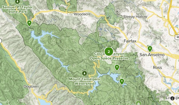 Map Of San Anselmo San Anselmo / Fairfax | List | Alltrails