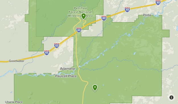 Petrified Forest National Park Map Petrified Forest Nat Park | List | Alltrails