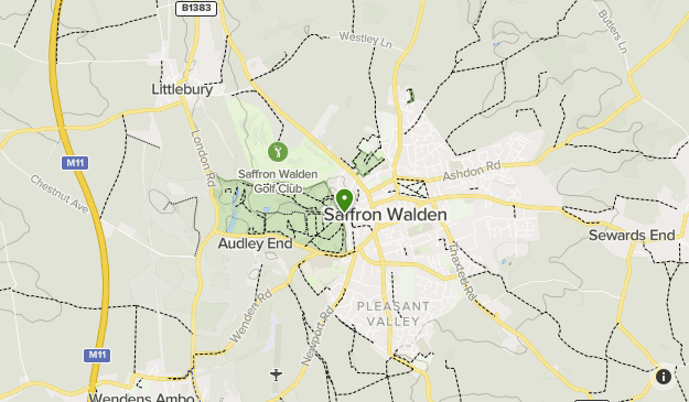 Map Of Saffron Walden Area Saffron Walden Area | List | Alltrails