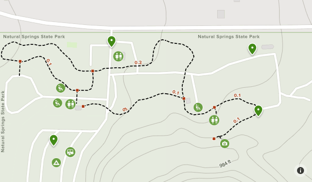 Natural Falls State Park Trail Map Natural Falls State Park | List | Alltrails