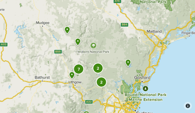 Map Of National Parks Nsw Woollemi National Park Nsw | List | Alltrails