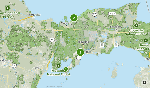 Upper Peninsula Michigan Trails | List | AllTrails