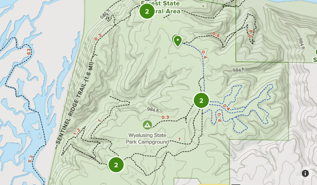 Wyalusing State Park Map Wyalusing State Park | List | Alltrails