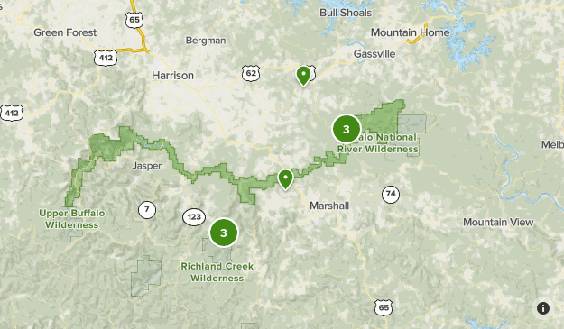 Buffalo River Arkansas Map Buffalo River Arkansas | List | Alltrails